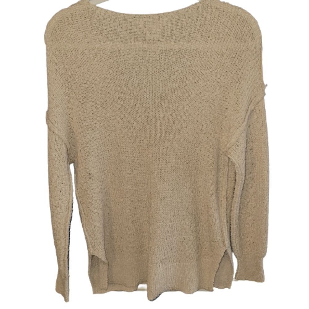 Rachel Zoe reverse seam v neck sweater - Picture 2 of 8